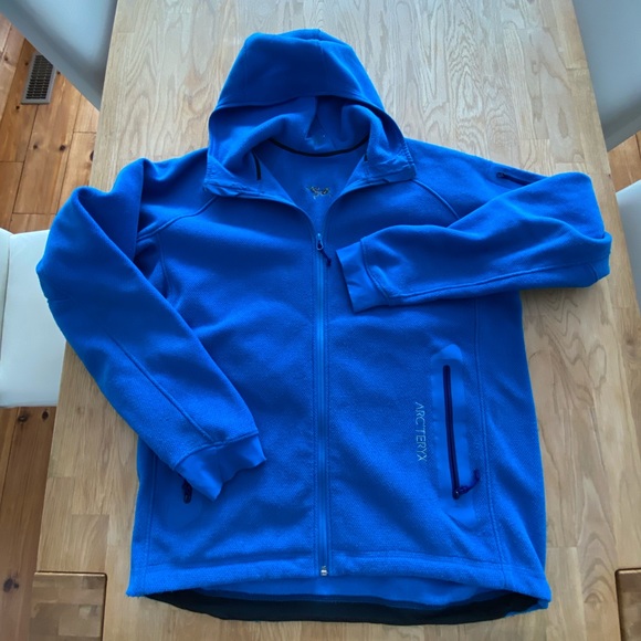 Arc’teryx polartec hooded fleece blue size large - Picture 3 of 10
